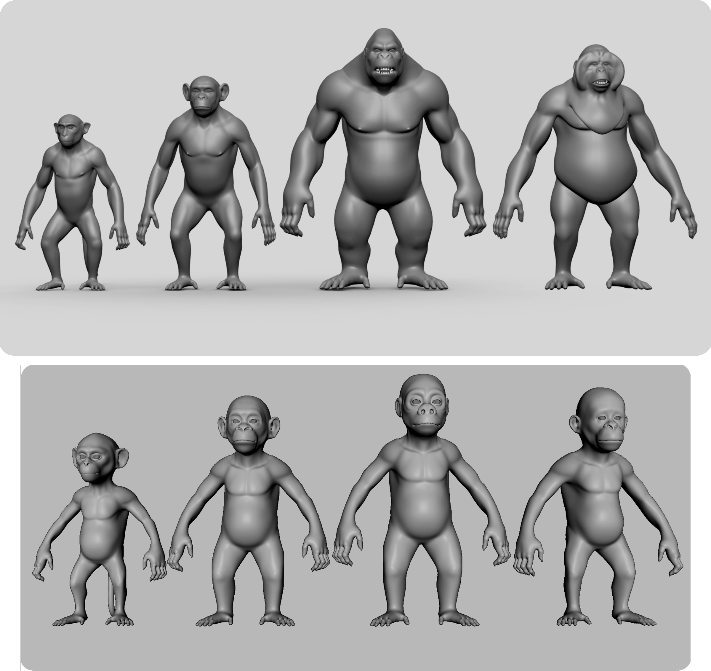 动物3D模型合集Ultimate Basemesh Collection