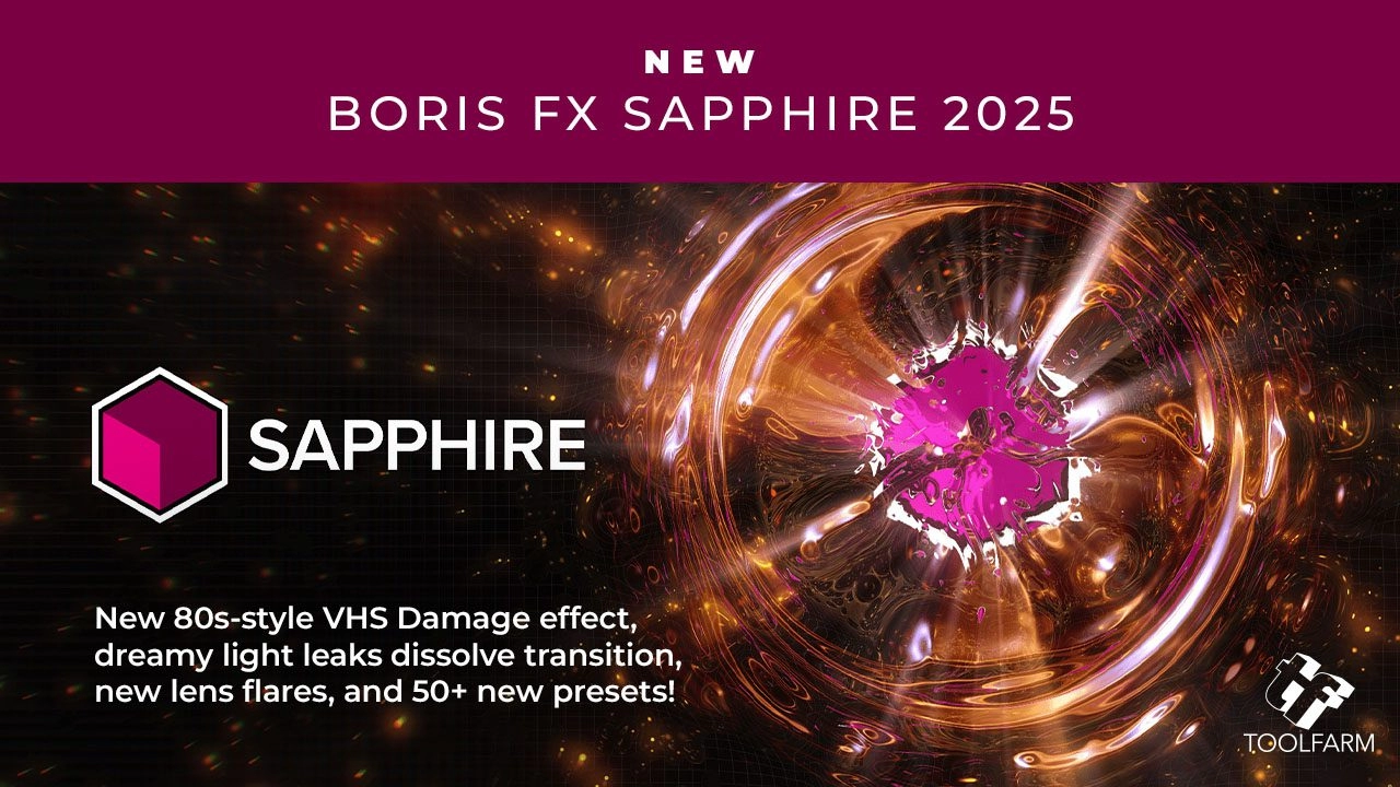 蓝宝石插件套装 Boris FX Sapphire Plug-Ins 2025.51