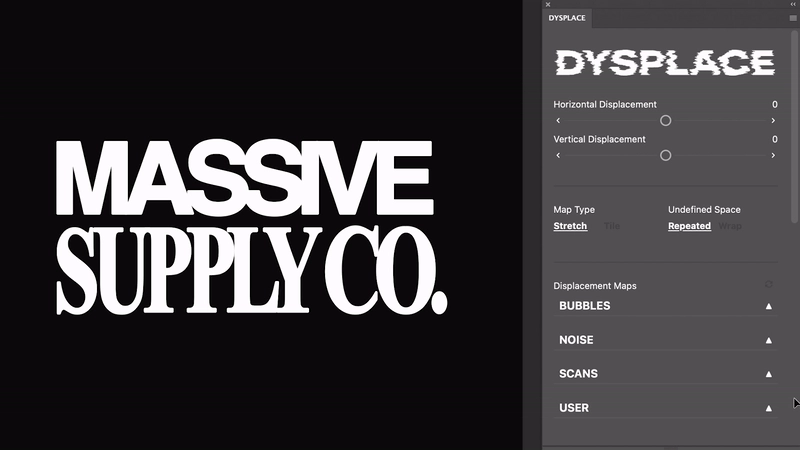 DYSPLACE Photoshop 插件1.1.0-为图像添加智能扭曲
