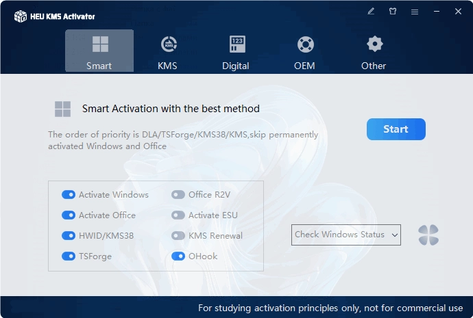 Windows激活软件 HEU KMS Activator 63.0