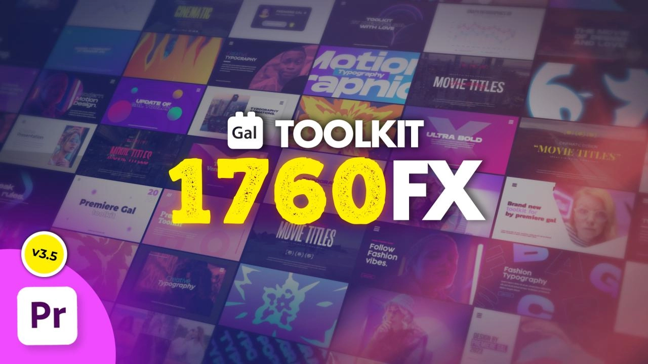 适用于Premiere Pro的Gal工具包v3.5