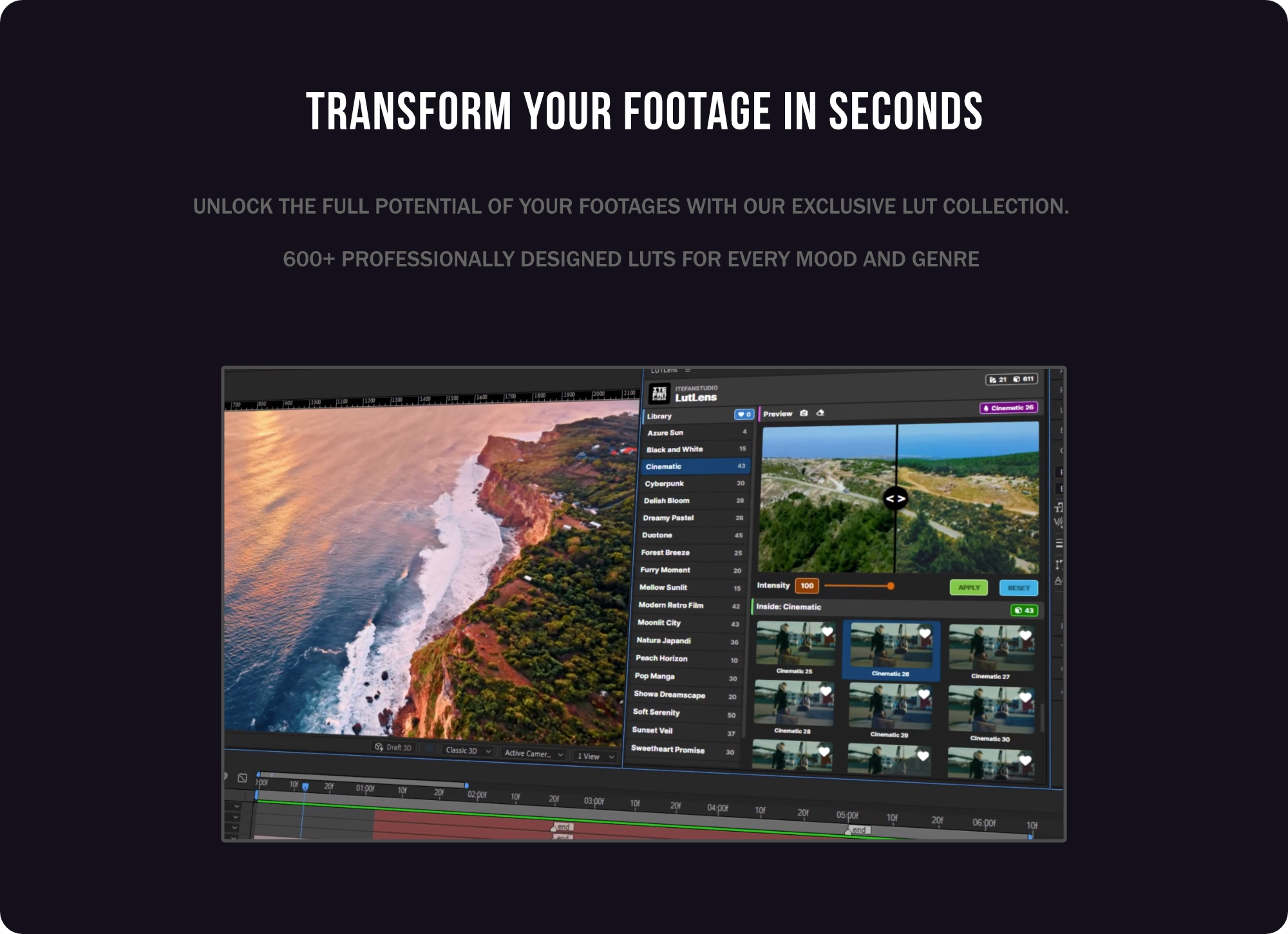 600+AE滤镜预设 LutLens