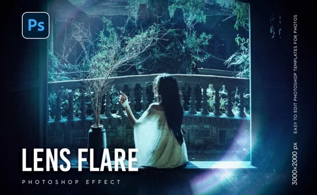 镜头光晕照片效果