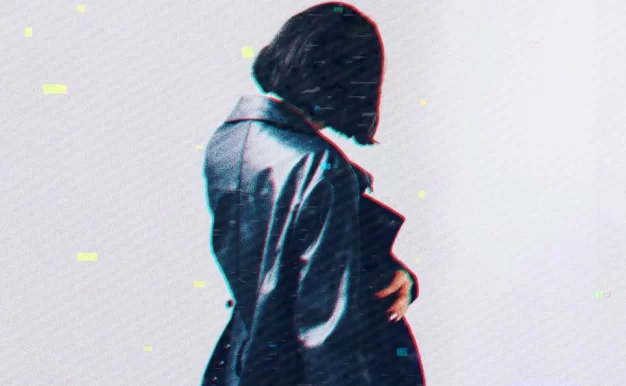 VHS 发光照片效果