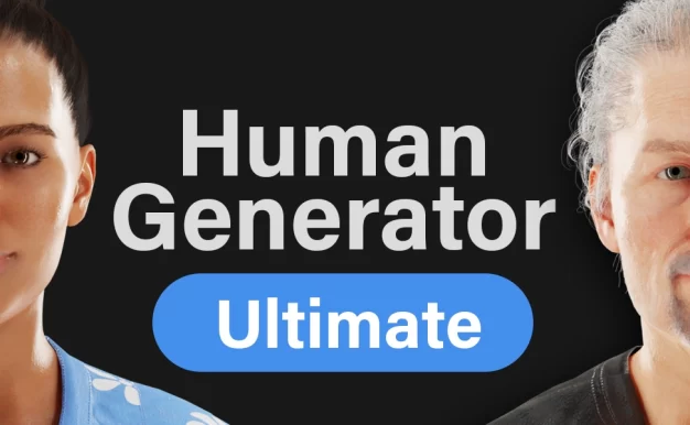 Blender Market – Human Generator Ultimate v4.0.26 + 资产