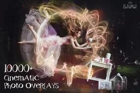10，000张电影照片叠加包