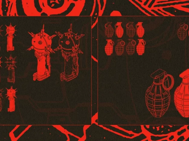 优质手榴弹矢量包