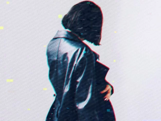 VHS 发光照片效果