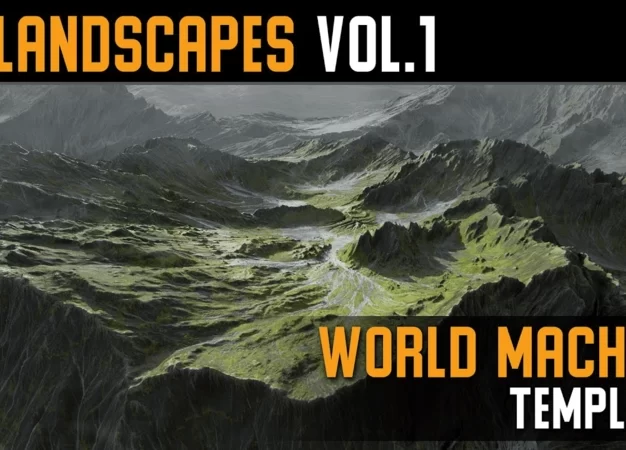 景观材质贴图 Landscapes Vol.1 – FlippedNormals