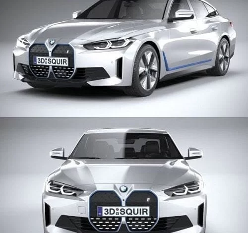 BMW i4 2022 3D模型