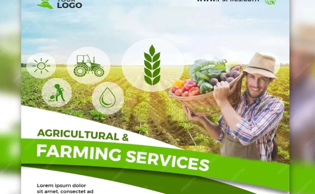 农业模板设计PSD模板