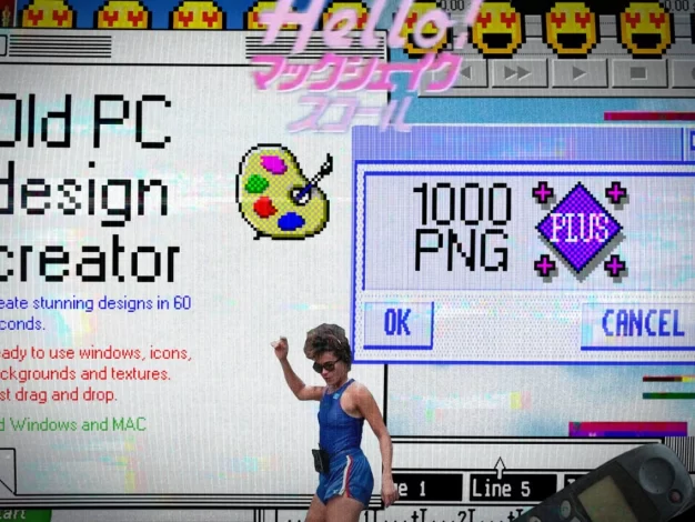 旧PC设计创作素材