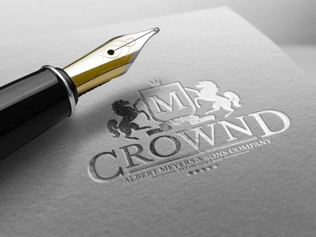 11个用于在纸上制作浮雕和印刷徽标的模型