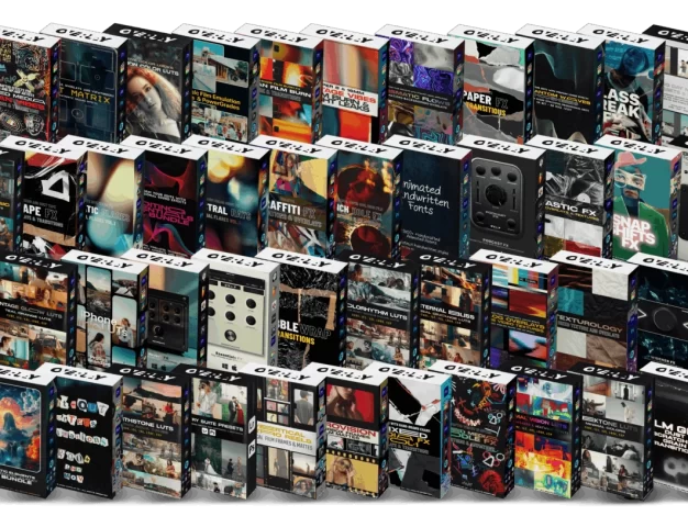 设计后期资产创意资源包 OverlayFX – The Master Bundle