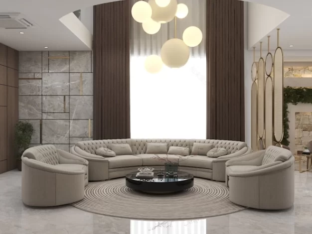 现代客厅3D模型