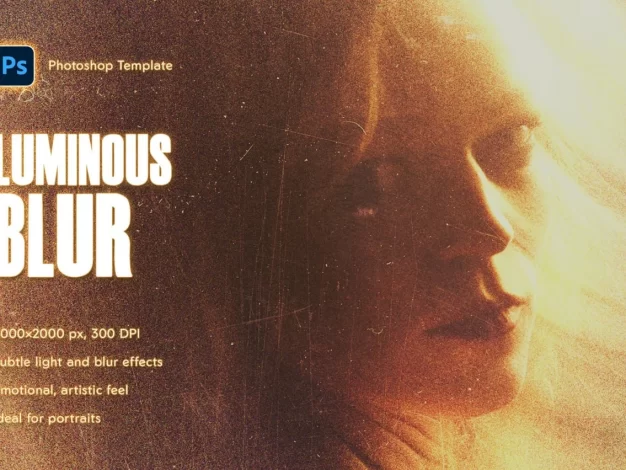 夜光模糊照片效果