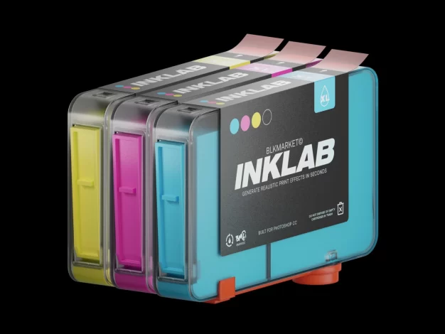 PS水墨艺术效果工具插件 Blkmarket – Inklab v1.0.3 for