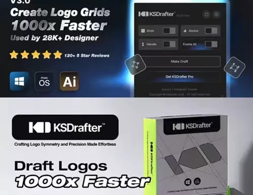 Adob​​e Illustrator  高级绘图布局工具插件 Win/Mac KSDrafter v2/v3 Plugin for Adobe Illustrator Win / Mac