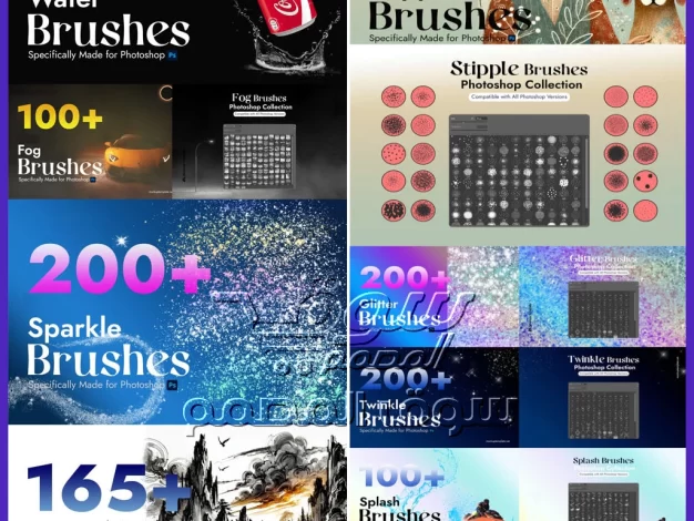 1300+Photoshop 画笔包