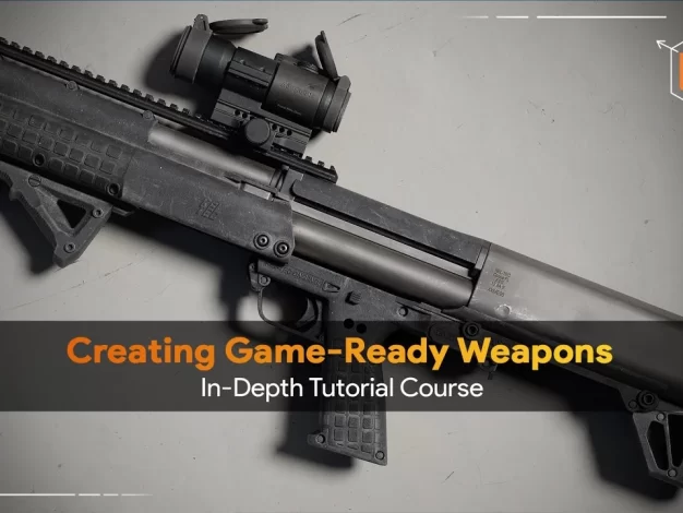 使用 Blender 和 Substance Painter 创建游戏武器的完整指南