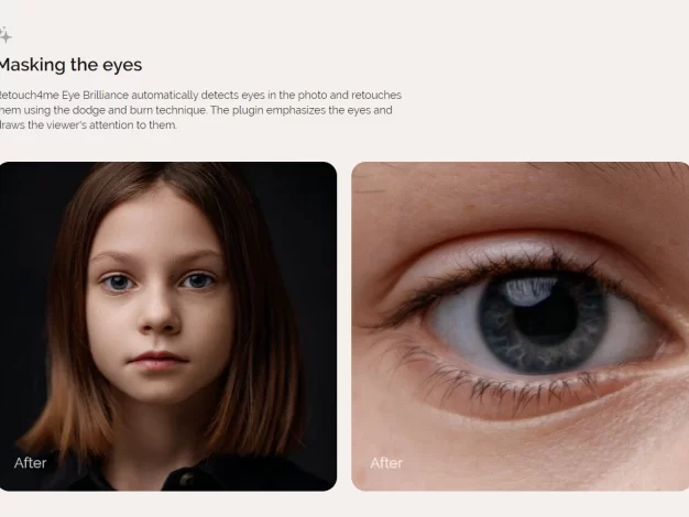 Retouch4me Eye Brilliance – AI修正眼睛的神经网络插件